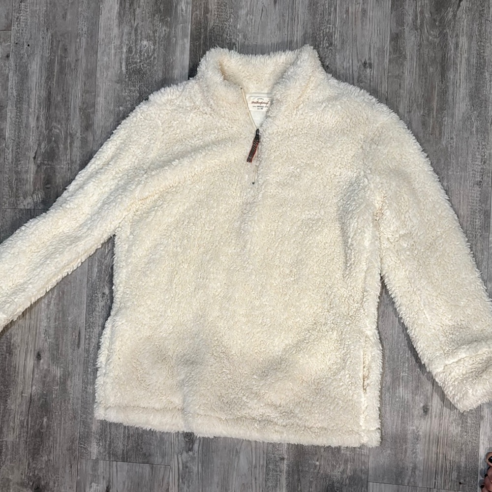 Weatherproof Cozy Cream Quarter-Zip Sweater